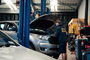 Fleet vehicle being serviced in Ramarama