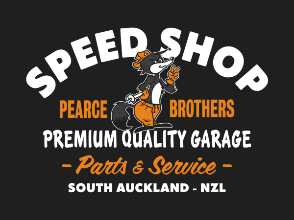 Pearce Brothers Speedshop fox logo